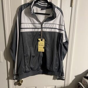 The Image Jacket 1998 Gray White Track jacket 2XL NWT
